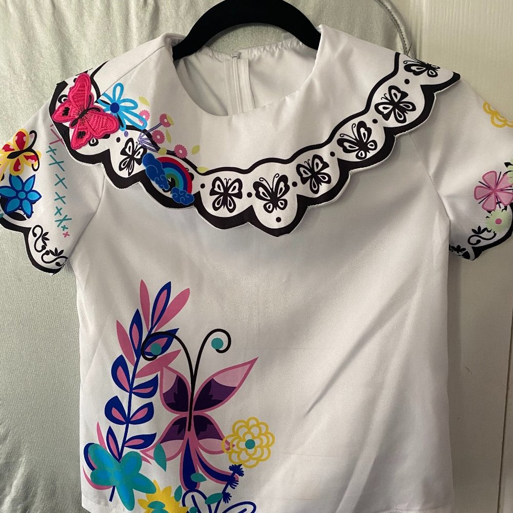 Mirabel Encantos Costume - Top Skirt Set - Adult xs or child lg/xl